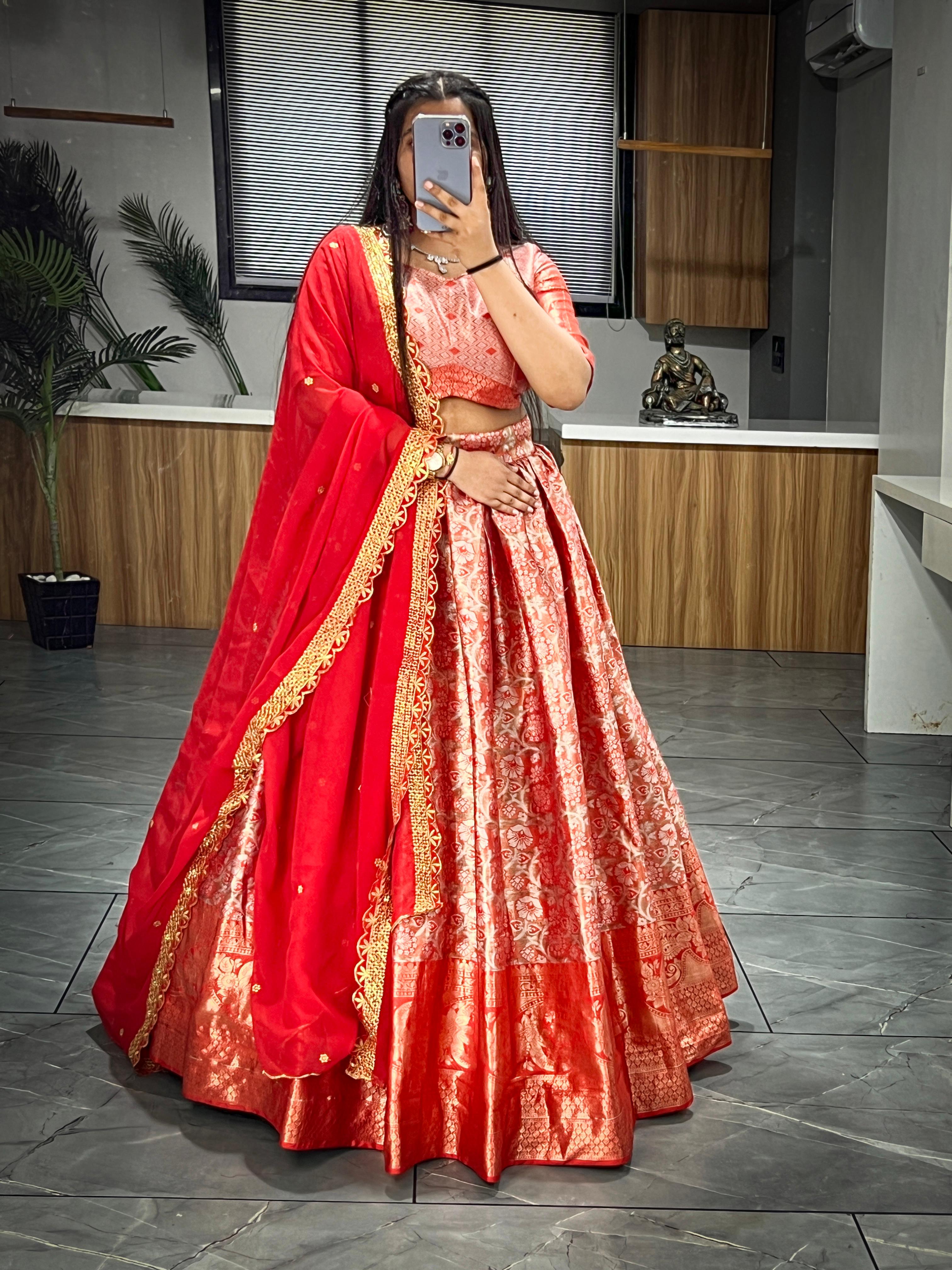 Narayanpet Silk lehenga – Sheetal Fashionzz
